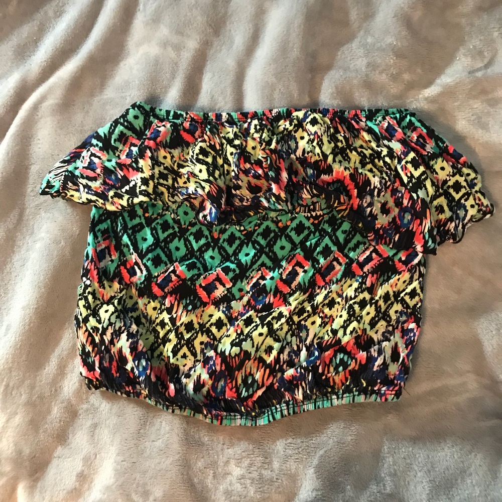Strapless shirt
